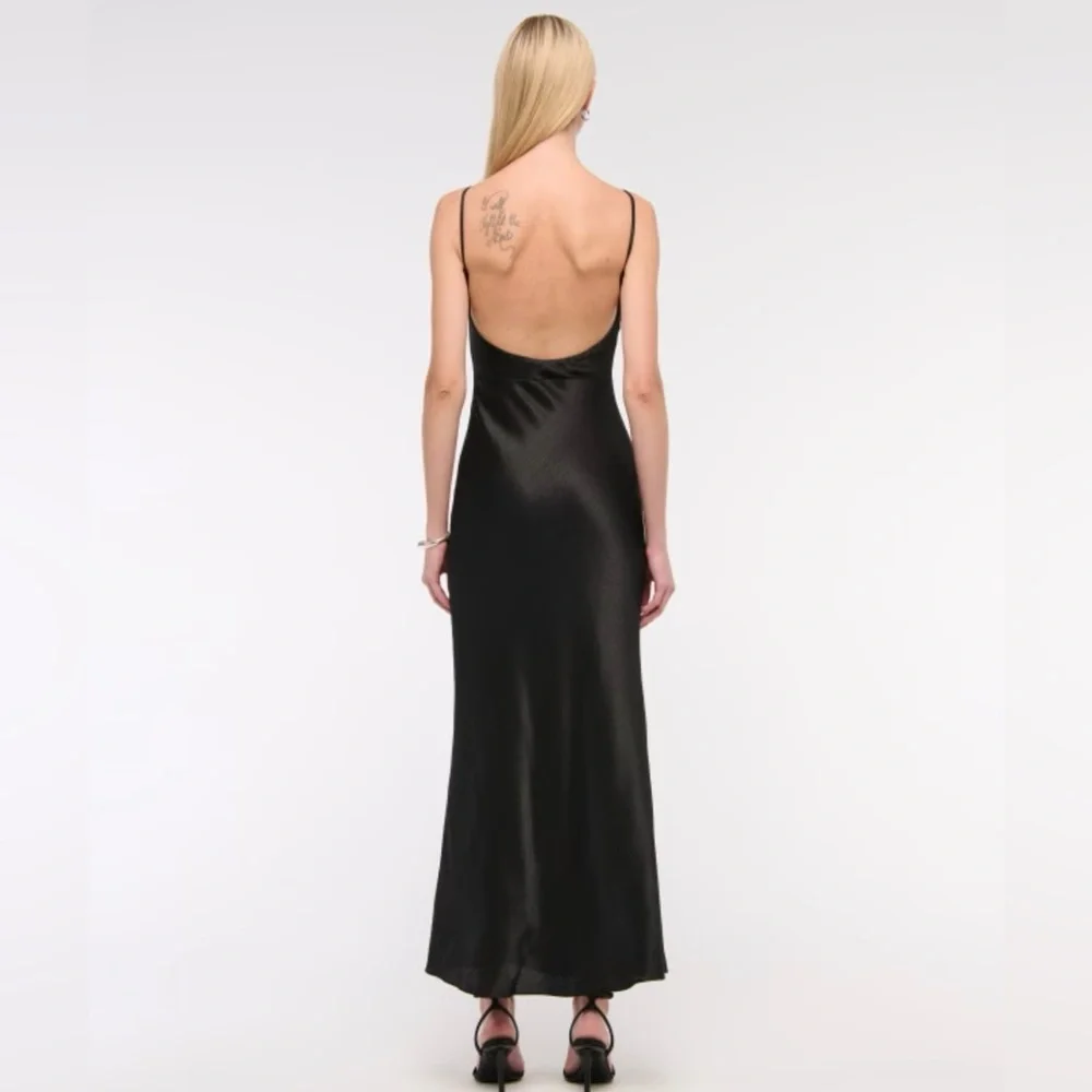 Abercrombie & Fitch Black Maxi Dress